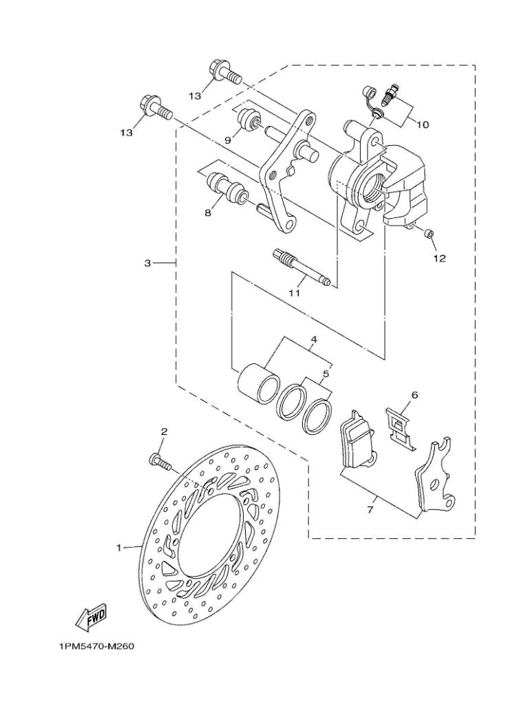 FRONT BRAKE CALIPER